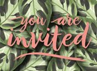 botanical uitnodiging verjaardagsfeest you are invited